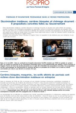 Discrimination insidieuse, carrières bloquées et chômage récurrent : 8 propositions concrètes faites au Gouvernement - Celgene