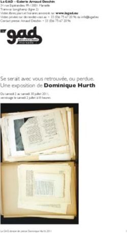 Se serait avec vous retrouv&eacute;e, ou perdue. Une exposition de Dominique Hurth - Gad