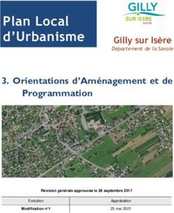 Plan Local d'Urbanisme - Orientations d'Am&eacute;nagement et de Gilly sur Is&egrave;re - Observatoire des Territoires de la Savoie