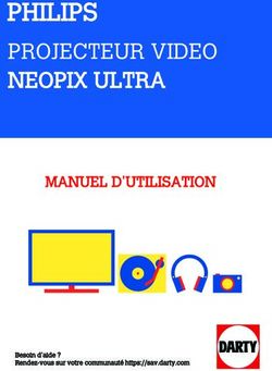 PHILIPS PROJECTEUR VIDEO NEOPIX ULTRA - MANUEL D'UTILISATION - Darty