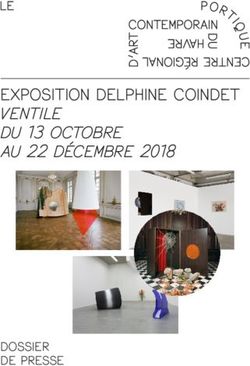 EXPOSITION DELPHINE COINDET VENTILE DU 13 OCTOBRE AU 22 DÉCEMBRE 2018 - DOSSIER