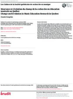 Mouvance et &eacute;volution du champ de la recherche en &eacute;ducation musicale au Qu&eacute;bec Change and Evolution in Music Education Research in Quebec ...