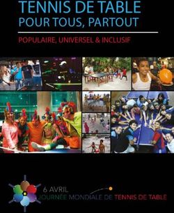 TENNIS DE TABLE POUR TOUS, PARTOUT POPULAIRE, UNIVERSEL & INCLUSIF - ITTF Foundation