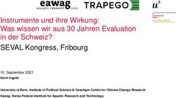 Instrumente und ihre Wirkung: Was wissen wir aus 30 Jahren Evaluation in der Schweiz? SEVAL Kongress, Fribourg