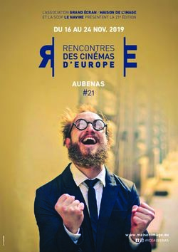 L'ASSOCIATION GRAND ÉCRAN / MAISON DE L'IMAGE ET LA SCOP LE NAVIRE PRÉSENTENT LA 21e ÉDITION - www.maisonimage.eu - La Maison de l'Image