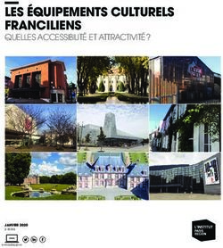 LES ÉQUIPEMENTS CULTURELS FRANCILIENS - QUELLES ACCESSIBILITÉ ET ATTRACTIVITÉ ? - Fnau