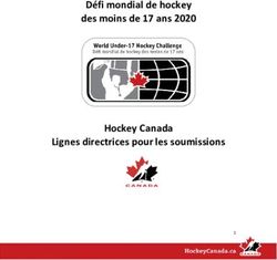 Défi mondial de hockey des moins de 17 ans 2020 - Hockey Canada Lignes directrices pour les soumissions