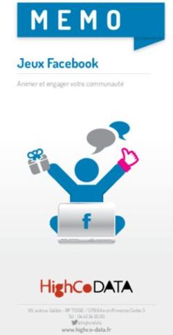 Jeux Facebook Animer et engager votre communauté - www.highco-data.fr