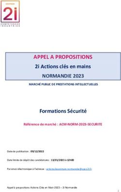 APPEL A PROPOSITIONS 2i Actions cl&eacute;s en mains