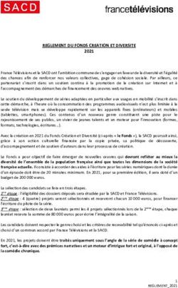 REGLEMENT DU FONDS CREATION ET DIVERSITE