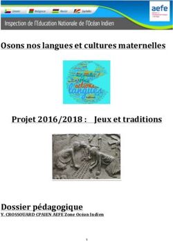 Osons nos langues et cultures maternelles Projet 2016/2018 : Jeux et traditions - Dossier pédagogique Y. CROSSOUARD CPAIEN AEFE Zone Océan Indien