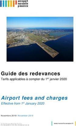 Guide des redevances Tarifs applicables &agrave; compter du 1er janvier 2020 - Marseille ...