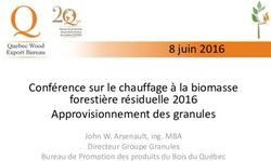 Conf&eacute;rence sur le chauffage &agrave; la biomasse foresti&egrave;re r&eacute;siduelle 2016 Approvisionnement des granules - 8 juin 2016 - Quebec Wood Export Bureau