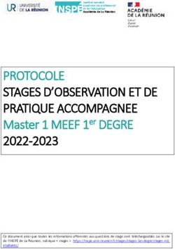 PROTOCOLE STAGES D'OBSERVATION ET DE PRATIQUE ACCOMPAGNEE
