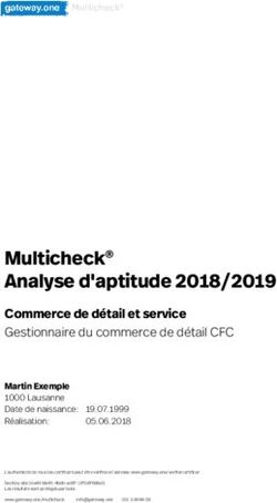 Multicheck Analyse d'aptitude 2018/2019 - Commerce de d&eacute;tail et service - gateway.one