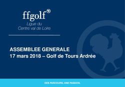 ASSEMBLEE GENERALE 17 mars 2018 - Golf de Tours Ardrée - Ligue du Centre de Golf