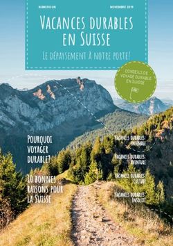 Vacances durables en Suisse - Fernweh Schweiz
