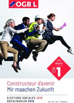 Constructeur d'avenir Mir maachen Zukunft - ELECTIONS SOCIALES 2019 SOZIALWAHLEN 2019 - elsoc.lu.