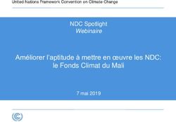 Am&eacute;liorer l'aptitude &agrave; mettre en oeuvre les NDC: le Fonds Climat du Mali - NDC Spotlight - unfccc