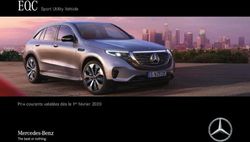 EQC Sport Utility Vehicle - Prix-courants valables dès le 1er février 2020