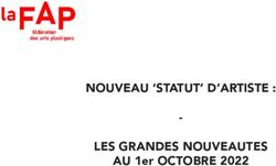 NOUVEAU 'STATUT' D'ARTISTE : LES GRANDES NOUVEAUTES - AU 1er OCTOBRE 2022