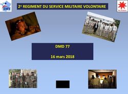 2e REGIMENT DU SERVICE MILITAIRE VOLONTAIRE DMD 77 - 16 mars 2018