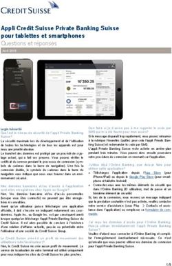 Appli Credit Suisse Private Banking Suisse pour tablettes et smartphones