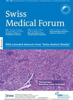 With extended abstracts from "Swiss Medical Weekly" - Swiss ...