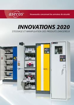 INNOVATIONS 2020 STOCKAGE ET MANIPULATION DES PRODUITS DANGEREUX - Nouveautés concernant les armoires de sécurité - asecos