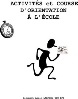 D'ORIENTATION À L'ÉCOLE - ACTIVITÉS et COURSE - Document Alain LARRIEU CPC EPS
