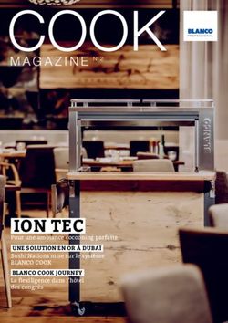 COOK - ION TEC UNE SOLUTION EN OR &Agrave; DUBA&Iuml; - BLANCO COOK Kochstation