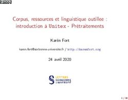 Corpus, ressources et linguistique outillee : introduction &agrave; Unitex - Pr&eacute;traitements - Kar&euml;n Fort 24 avril 2020 - zombiludik