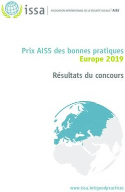 Prix AISS des bonnes pratiques - Europe 2019 Résultats du concours - International Social ...