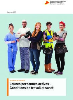 Jeunes personnes actives - Conditions de travail et santé - Document de travail 55