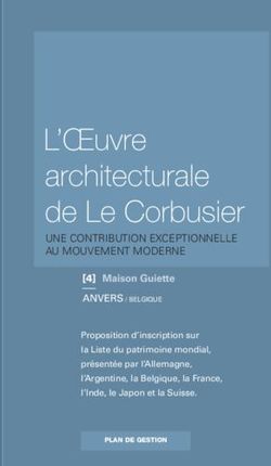 L'Œuvre architecturale de Le Corbusier - World Heritage