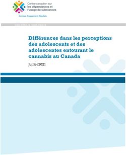 Différences dans les perceptions des adolescents et des adolescentes entourant le cannabis au Canada - Juillet 2021 - Canadian Centre on Substance ...