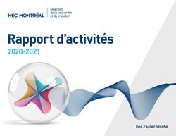Rapport d'activit&eacute;s 2020-2021 - hec.ca/recherche - HEC Montr&eacute;al