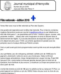 Journal municipal d'Henryville - Numéro de juin 2018 Joyeuses fêtes des Pères - Municipalité d'Henryville