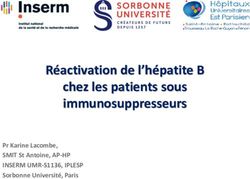 Réactivation de l'hépatite B chez les patients sous immunosuppresseurs - Pr Karine Lacombe, SMIT St Antoine, AP-HP INSERM UMR-S1136, IPLESP ...