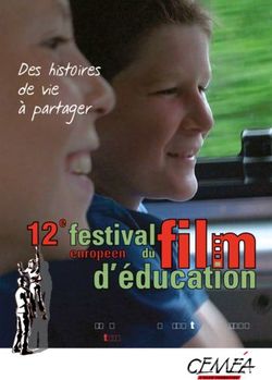 Des histoires de vie &agrave; partager - 12e europ&eacute;en - Festival du film d'&eacute;ducation