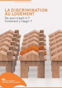 LA DISCRIMINATION AU LOGEMENT - De quoi s'agit-il ? Comment y r&eacute;agir ? - Equal Brussels