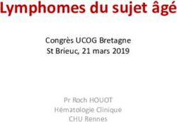 Lymphomes du sujet &acirc;g&eacute; - Congr&egrave;s UCOG Bretagne St Brieuc, 21 mars 2019 Pr Roch HOUOT - OncoBretagne