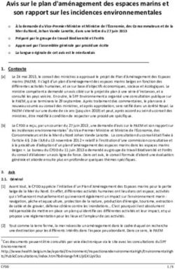 Avis sur le plan d'am&eacute;nagement des espaces marins et son rapport sur les incidences environnementales