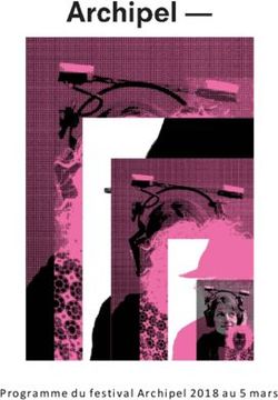 Programme du festival Archipel 2018 au 5 mars