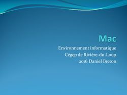 Environnement informatique Cégep de Rivière-du-Loup 2016 Daniel Breton