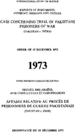 CASE CONCERNING TRIAL OF PAKISTANI PRISONERS OF WAR