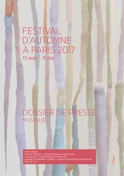 FESTIVAL D'AUTOMNE À PARIS 2017 - 13 sept - 31 déc - Festival automne