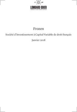 Frozen Société d'Investissement à Capital Variable de droit français Janvier 2018 - OPCVM360.com