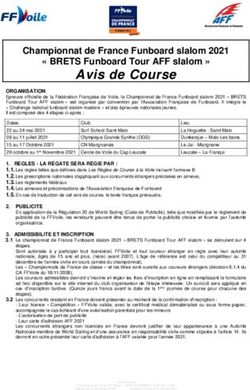 Avis de Course Championnat de France Funboard slalom 2021 " BRETS Funboard Tour AFF slalom "