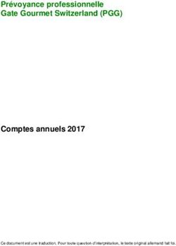 Prévoyance professionnelle Gate Gourmet Switzerland (PGG) Comptes annuels 2017